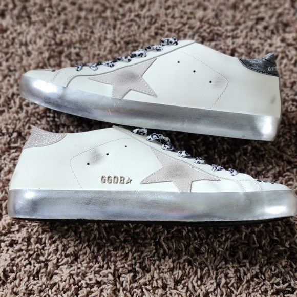 Golden Goose Super-Star Love print sneakers - Picture 6 of 14